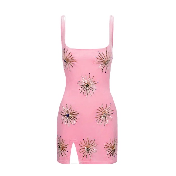 Oceanus Dresses & Skirts - Oceanus Swimwear Callie Dress Pink Sz S